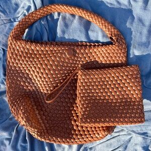 Brown Slouchy Purse and Wallet